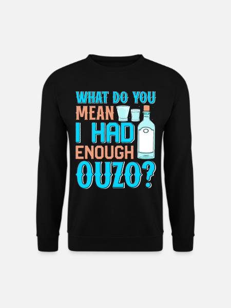 Greece Ouzo - Unisex Sweatshirt - black