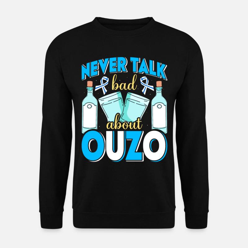 Grèce Ouzo - Sweat-shirt Unisexe - noir