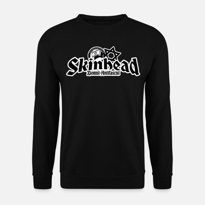 Shirt: ZioSkinhead - Unisex Sweatshirt - black