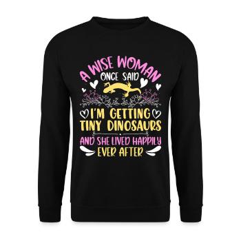 Newt - Unisex Sweatshirt - black - Front - Alina (178cm) & Michal (187cm)