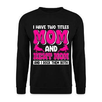 Newt - Unisex Sweatshirt - black - Front - Alina (178cm) & Michal (187cm)