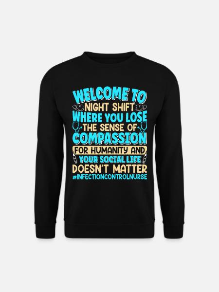 Caregiver Infection Control - Unisex Sweatshirt - black