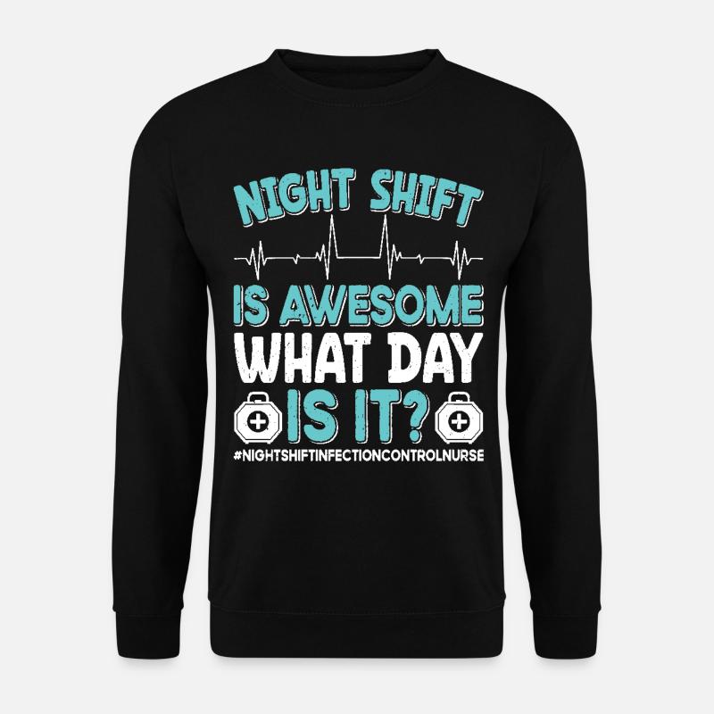 Caregiver Infection Control - Unisex Sweatshirt - black
