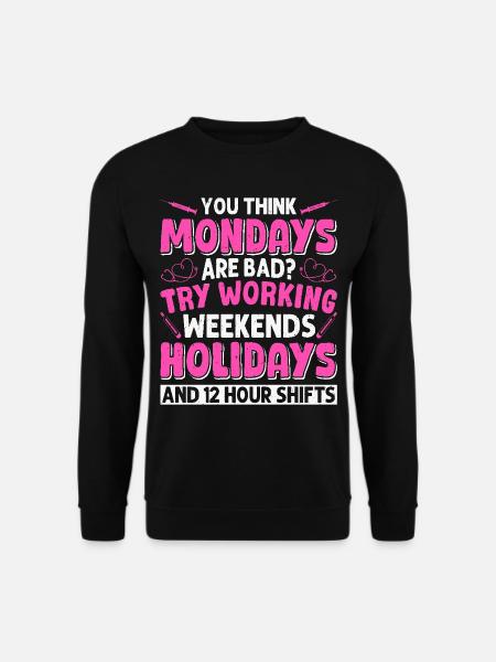 Caregiver Infection Control - Unisex Sweatshirt - black
