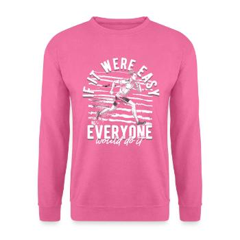 Sprint Leichtathletik Sprinten - Unisex Pullover - Pink - Vorne