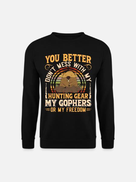 Marmot, Hunter, Hunting - Unisex Sweatshirt - black