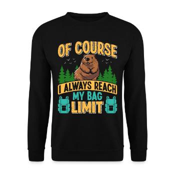Marmotte, Chasseur, Chasse - Sweat-shirt Unisexe - noir - Devant - Alina (178cm) & Michal (187cm)