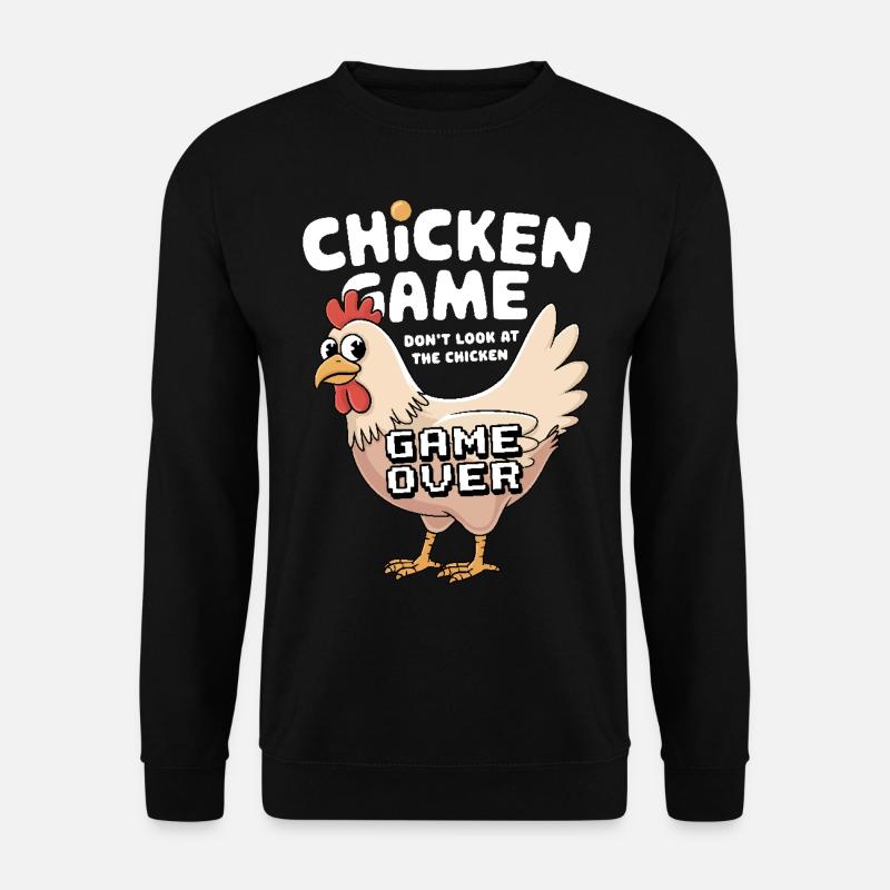 Le jeu du poulet - Sweat-shirt Unisexe - noir