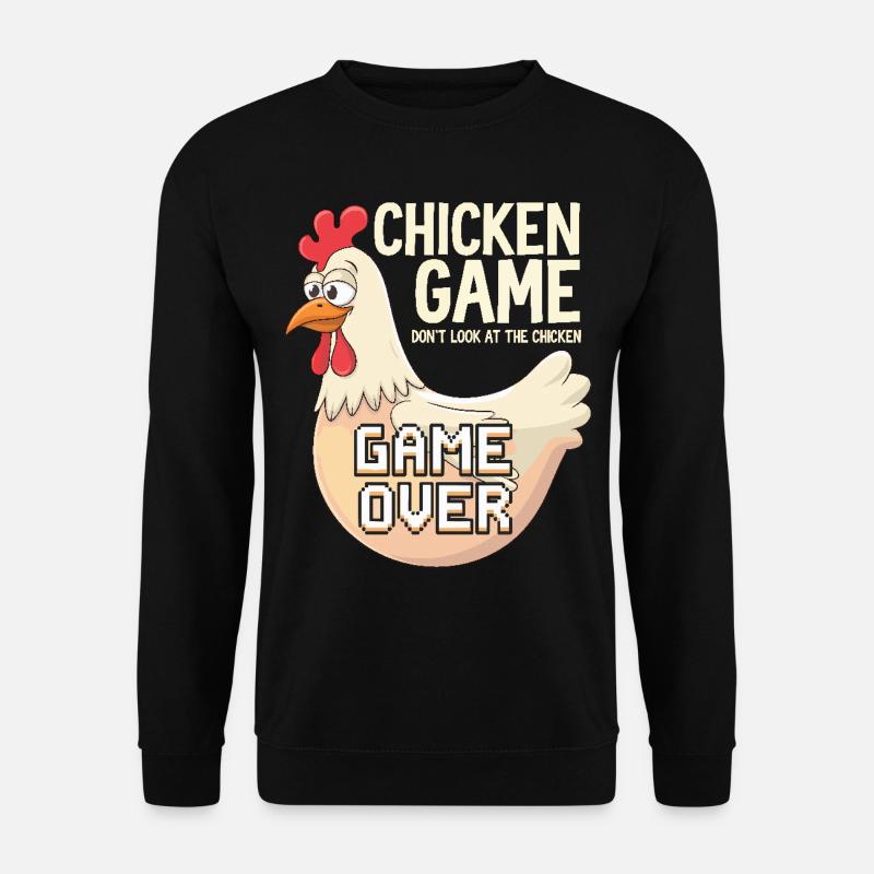 Le jeu du poulet - Sweat-shirt Unisexe - noir