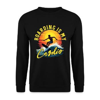 Wakeboarding Wakeboard Wakeboarder - Sweat-shirt Unisexe - noir - Devant - Alina (178cm) & Michal (187cm)
