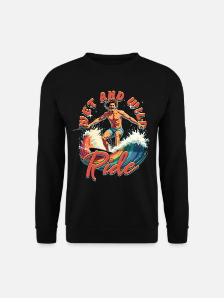 Wakeboarding Wakeboard Wakeboarder - Unisex Sweatshirt - black