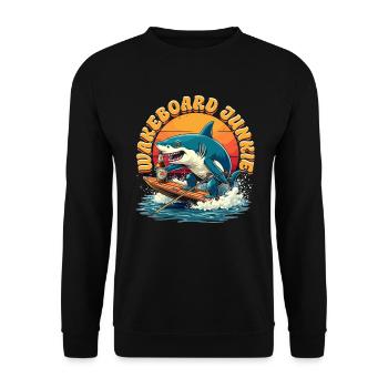 Wakeboarding Wakeboard Wakeboarder - Sweat-shirt Unisexe - noir - Devant - Alina (178cm) & Michal (187cm)