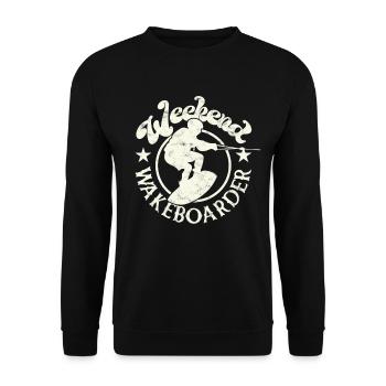 Wakeboard Wakeboard Week-end Wakeboarder - Sweat-shirt Unisexe - noir - Devant - Alina (178cm) & Michal (187cm)