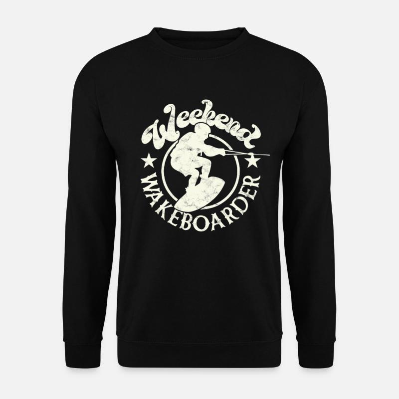 Wakeboard Wakeboard Week-end Wakeboarder - Sweat-shirt Unisexe - noir
