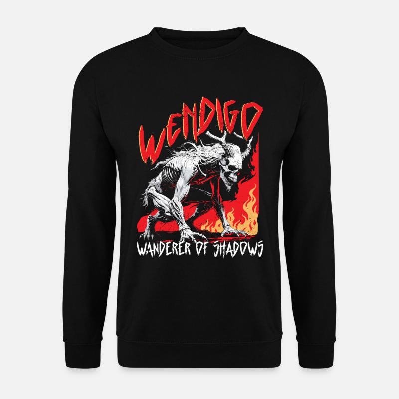 Wendigo Kryptide Cryptide - Sweat-shirt Unisexe - noir