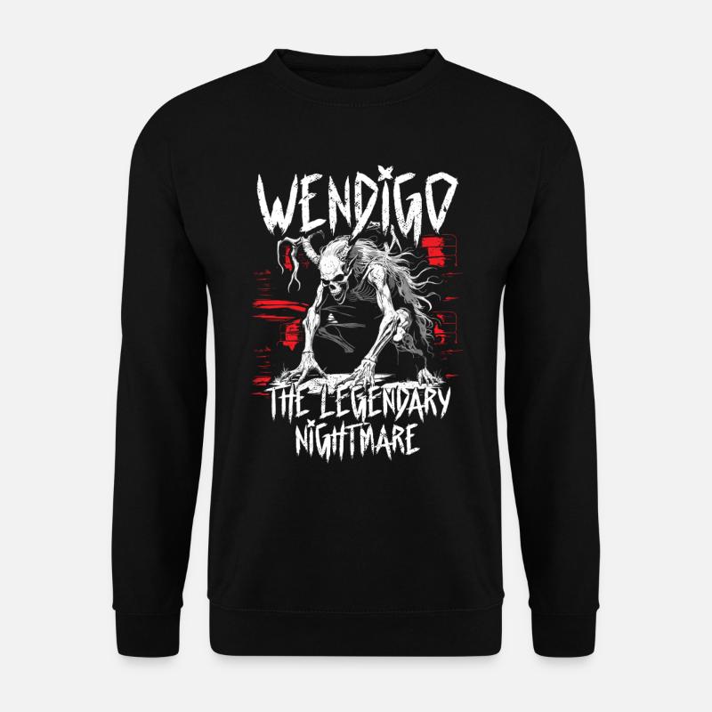 Wendigo Kryptide Cryptide - Sweat-shirt Unisexe - noir