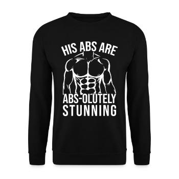 Gym Junkies His ABS ABS-Olutely Calisthenics - Unisex Pullover - Schwarz - Vorne - Alina (178cm) & Michal (187cm)