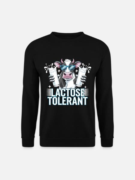 Laktosetolerant Milchliebhaber - Unisex Pullover - Schwarz
