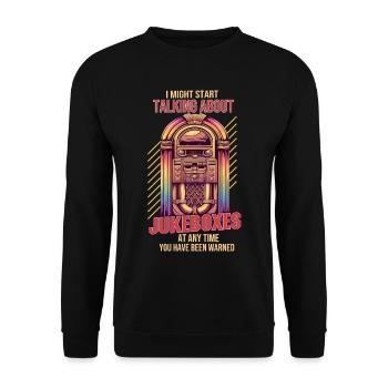 Jukebox Collectors - Unisex Sweatshirt - black - Front - Alina (178cm) & Michal (187cm)