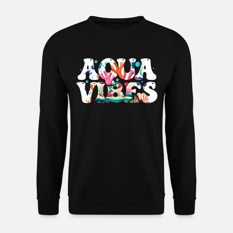 Aquarium Aquaristik - Unisex Pullover - Schwarz