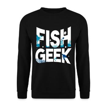 Aquarium Aquaristik - Unisex Pullover - Schwarz - Vorne - Alina (178cm) & Michal (187cm)
