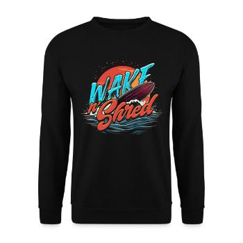 Wakeboarding Wakeboard Wake'n Shred - Unisex Pullover - Schwarz - Vorne - Alina (178cm) & Michal (187cm)