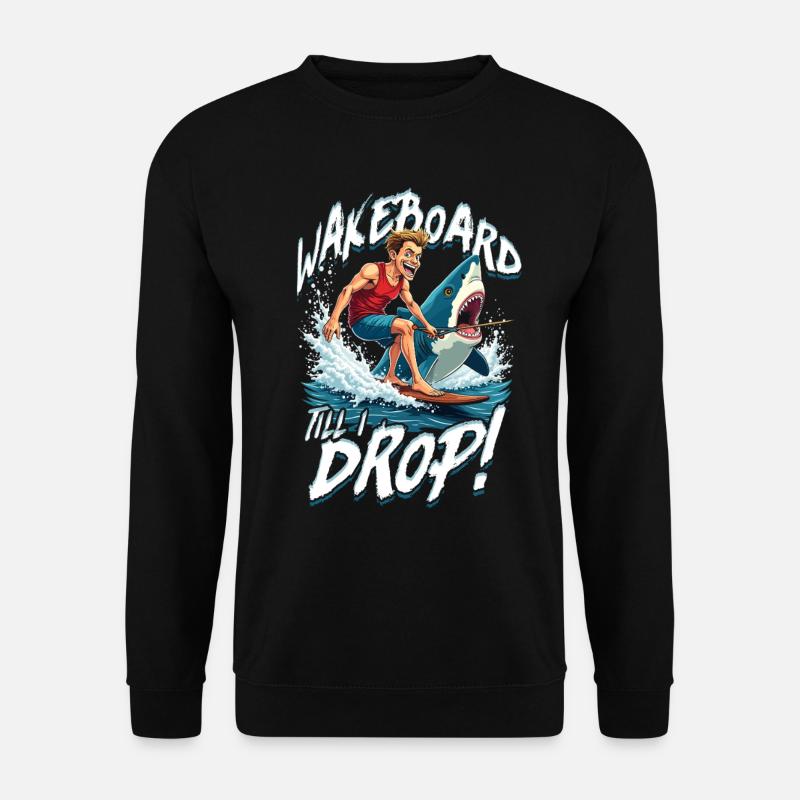 Wakeboarding Wakeboard Wakeboarder - Sweat-shirt Unisexe - noir