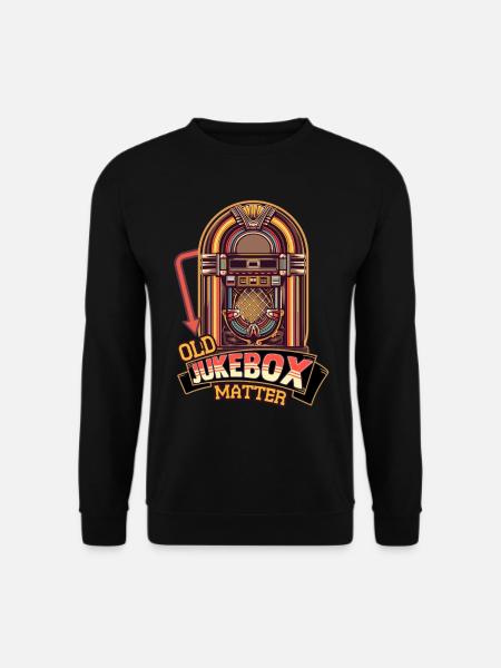 Jukebox Sammler Old Jukebox Matter - Unisex Pullover - Schwarz