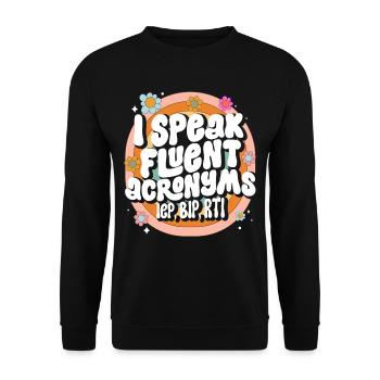 Psychologue scolaire - Sweat-shirt Unisexe - noir - Devant - Alina (178cm) & Michal (187cm)