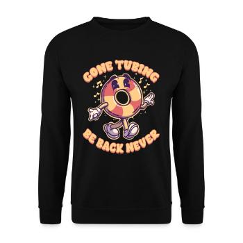 Tube de rivière Pare-chocs intérieur de tube - Sweat-shirt Unisexe - noir - Devant - Alina (178cm) & Michal (187cm)