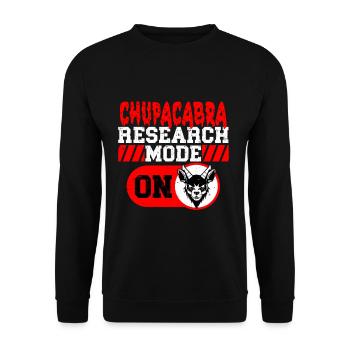Mode de recherche Chupacabra activé - Sweat-shirt Unisexe - noir - Devant - Alina (178cm) & Michal (187cm)
