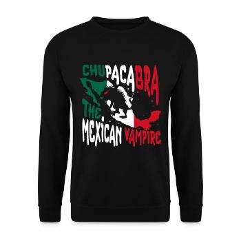 Chupacabra The Mexican Vampire Kryptid - Unisex Pullover - Schwarz - Vorne - Alina (178cm) & Michal (187cm)