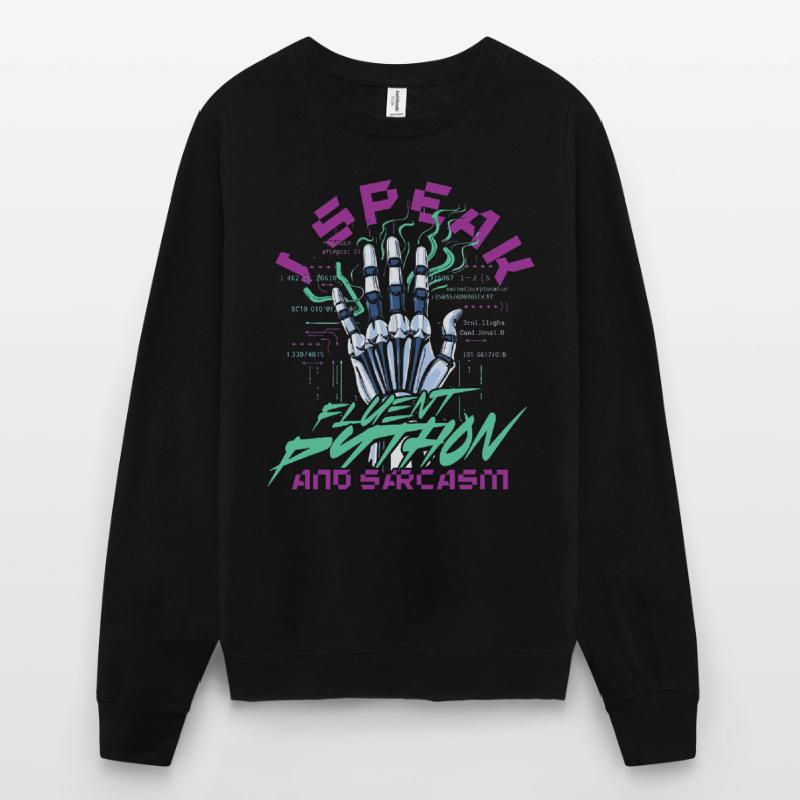 Computational Linguist Fluent Python And Sarcasm Unisex Sweatshirt