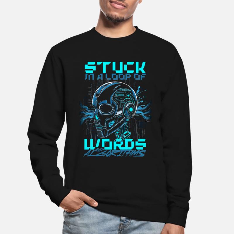 Computational Linguist Words And Algorithms Unisex Sweatshirt