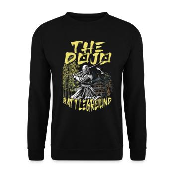 Kendo Dojo Is My Battleground - Unisex Pullover - Schwarz - Vorne - Alina (178cm) & Michal (187cm)