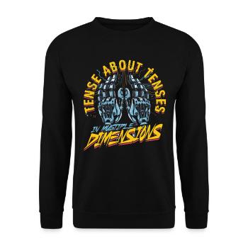 Computational Linguist - Unisex Sweatshirt - black - Front - Alina (178cm) & Michal (187cm)