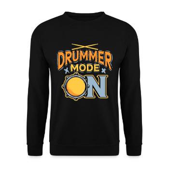 Cardio Drummer Cardio Drumming Mode Drummer activé - Sweat-shirt Unisexe - noir - Devant - Alina (178cm) & Michal (187cm)