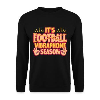 Vibraphon Marimba C’est la saison des vibraphones - Sweat-shirt Unisexe - noir - Devant - Alina (178cm) & Michal (187cm)