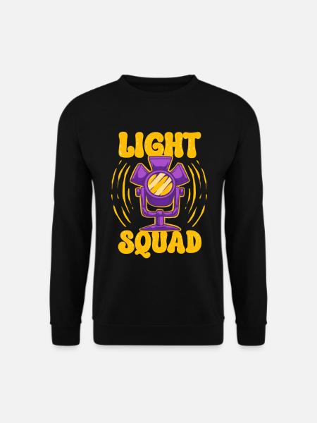 Lighting Technician Lighting Technician Light Squad - Unisex Sweatshirt - black