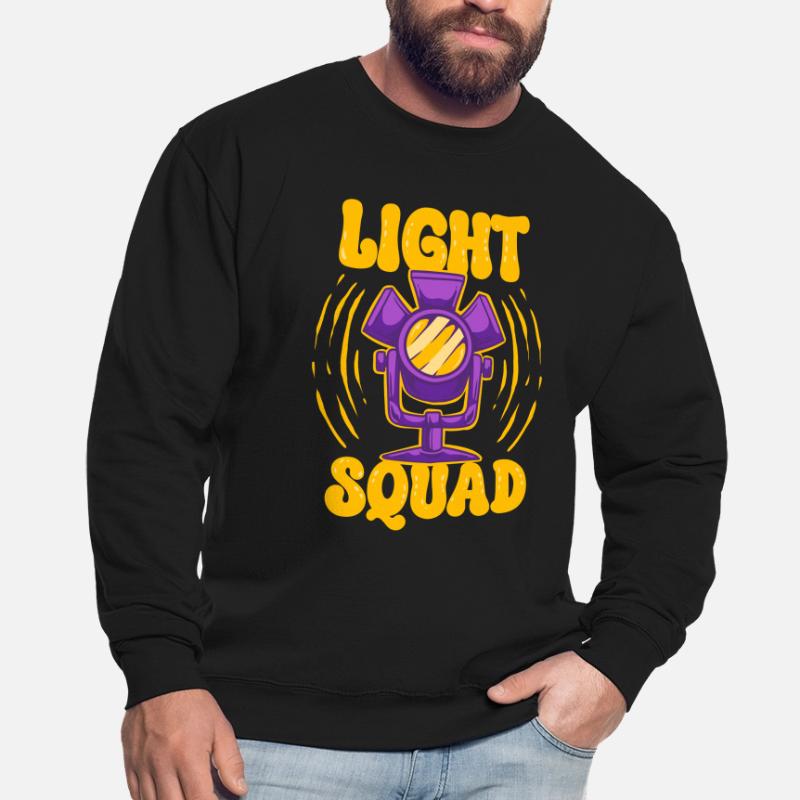 Technicien d’éclairage Technicien d’éclairage Escouade d’éclairage Sweat-shirt Unisexe