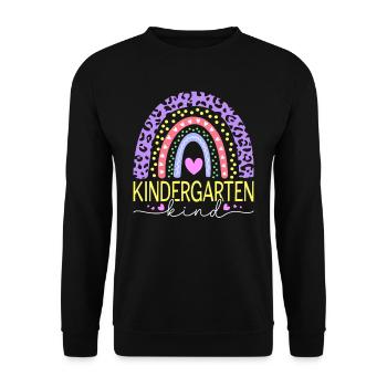 Enfants Maternelle Enfant Arc-en-ciel Fille - Sweat-shirt Unisexe - noir - Devant - Alina (178cm) & Michal (187cm)