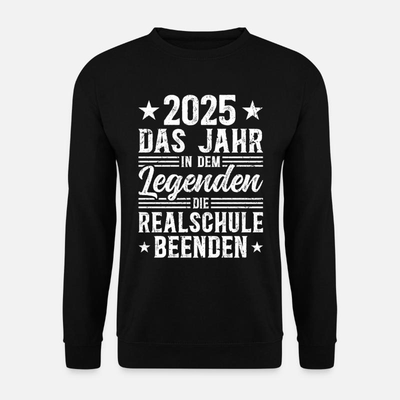 Secondary School Graduation 2025 Ending Legends - Unisex Sweatshirt - black
