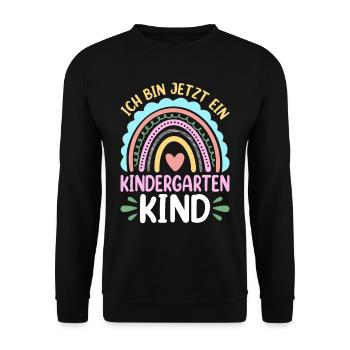 Enfants Maternelle Enfant Arc-en-ciel Fille - Sweat-shirt Unisexe - noir - Devant - Alina (178cm) & Michal (187cm)