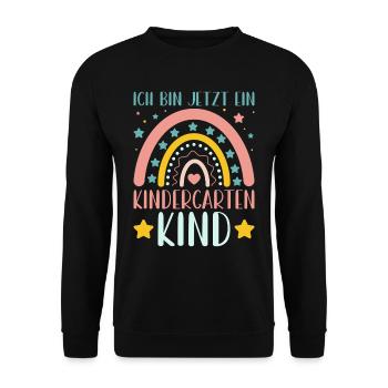 Enfants Maternelle Enfant Arc-en-ciel Fille - Sweat-shirt Unisexe - noir - Devant - Alina (178cm) & Michal (187cm)