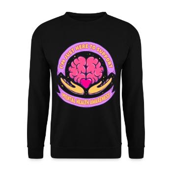 Infirmière psychiatrique - Sweat-shirt Unisexe - noir - Devant - Alina (178cm) & Michal (187cm)
