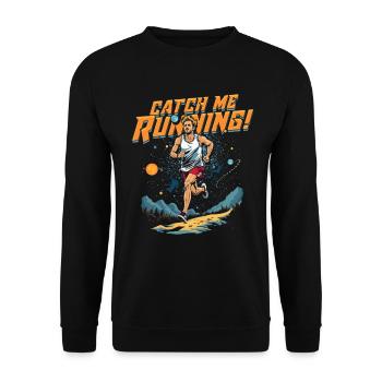 Marathonien Marathonien - Sweat-shirt Unisexe - noir - Devant - Alina (178cm) & Michal (187cm)