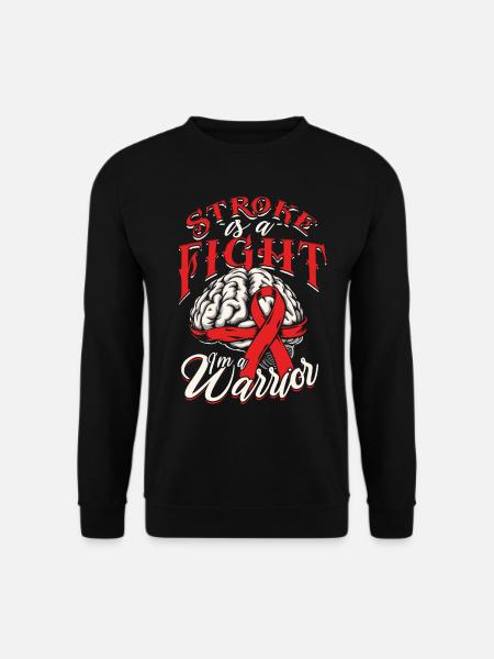 Schlaganfall Erholung - Unisex Pullover - Schwarz