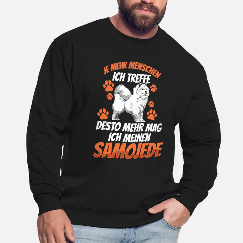 Samoyède plus comme Samoyède Spitz Samoyède Sweat-shirt Unisexe