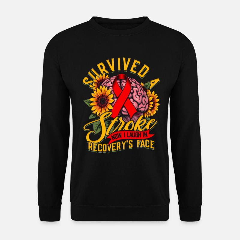 Stroke Recovery - Unisex Sweatshirt - black