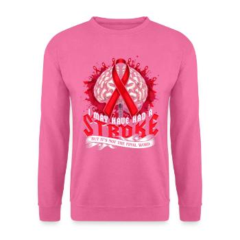 Schlaganfall Erholung - Unisex Pullover - Pink - Vorne